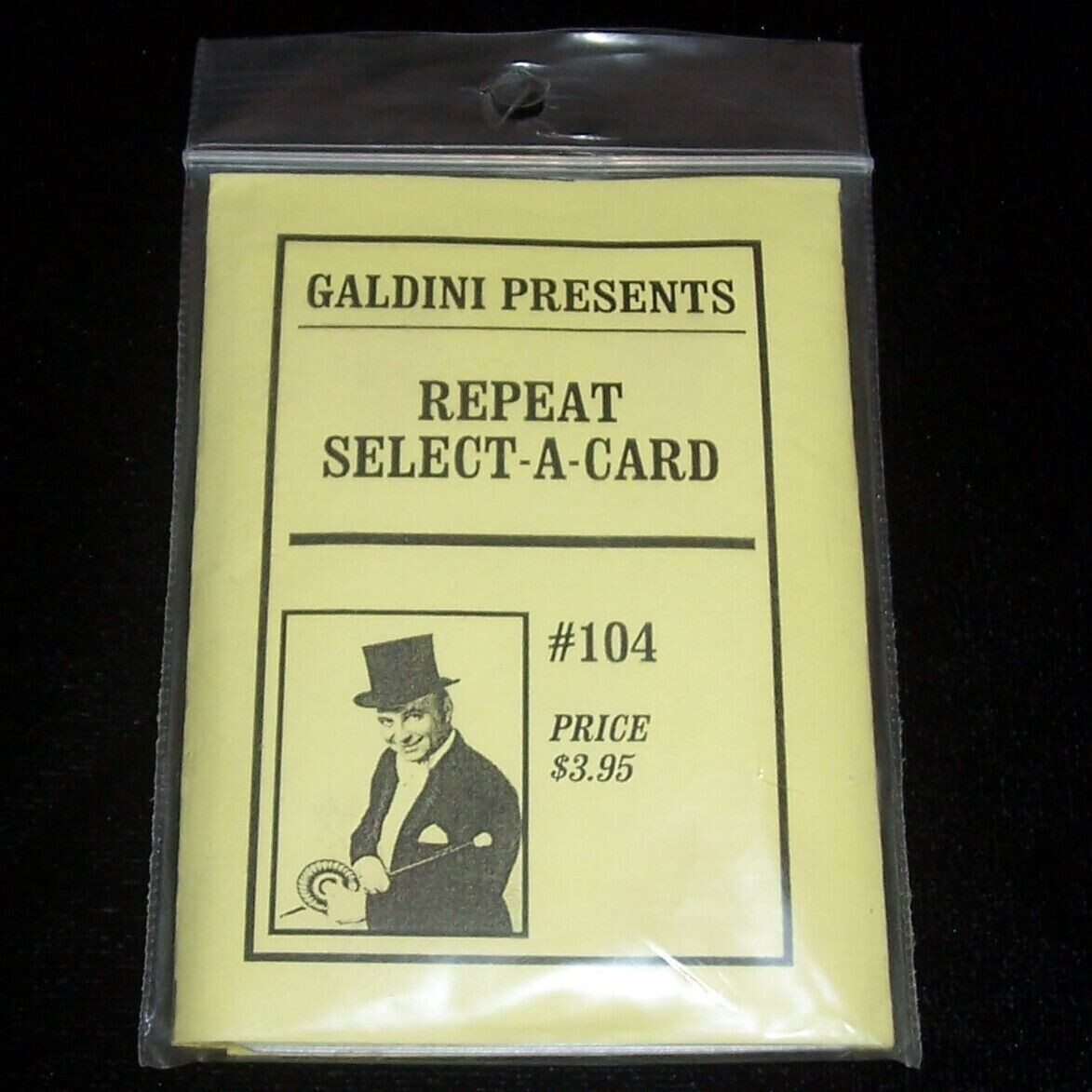 Galdini Presents Repeat Select-A-Card - Bicycle Card Magic Trick