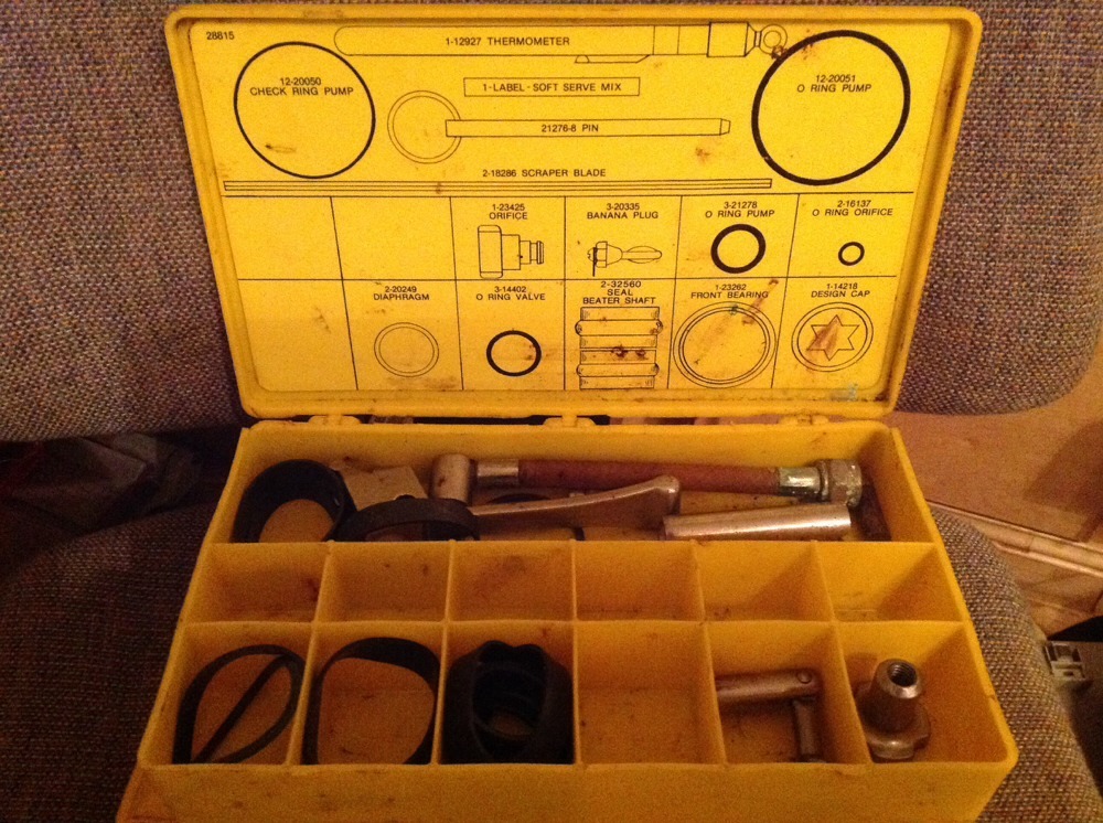 Soft Serve Ice Cream Machine Shake Machine Repair Kits