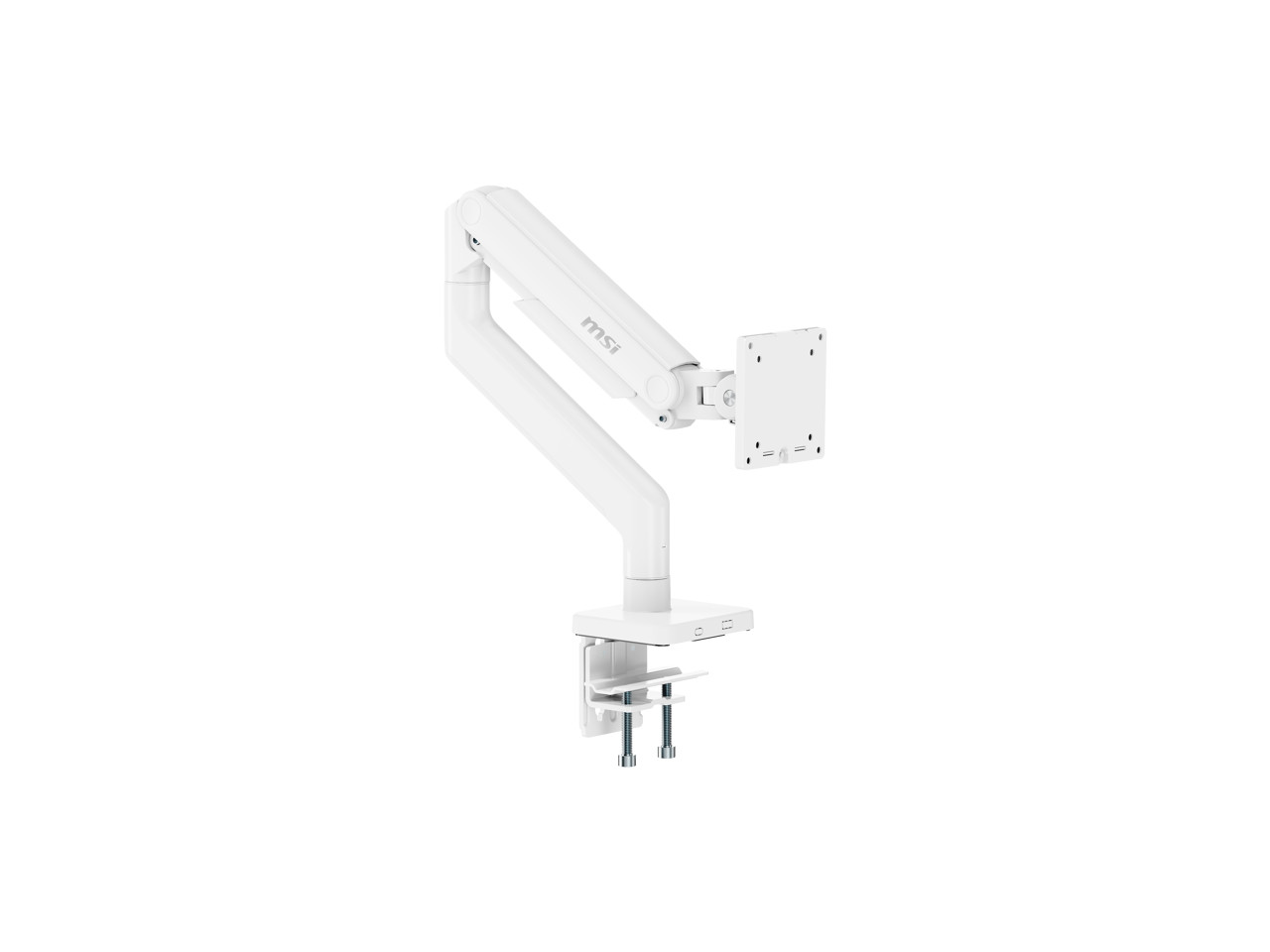 MSI MAG MT201W - Premium Heavy Duty Single Monitor Stand Arm, Supports 17-49"