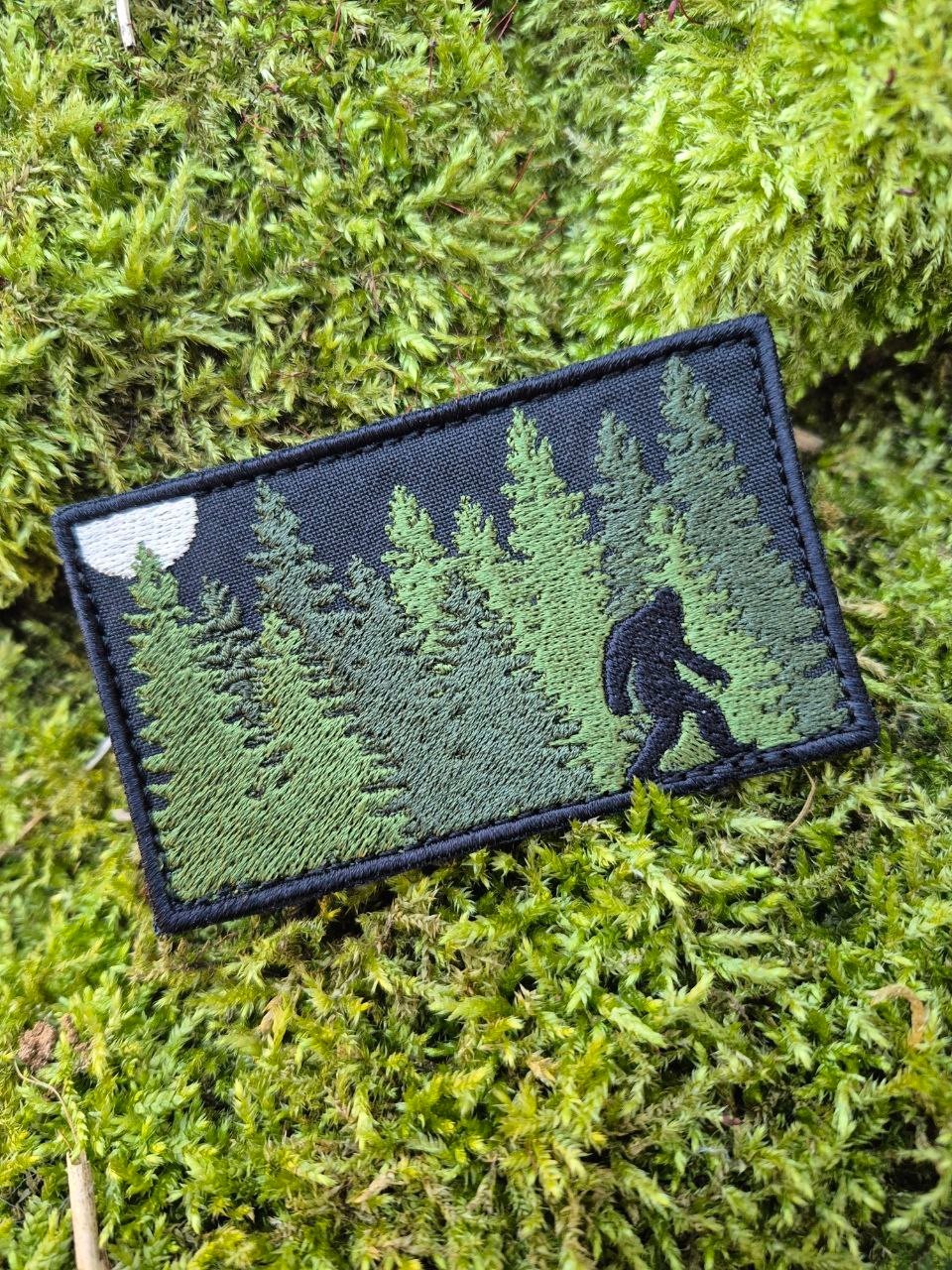 Embroidered Fabric Badge Hook Back 9x5.5cm Sewn Loop Fastener Durable
