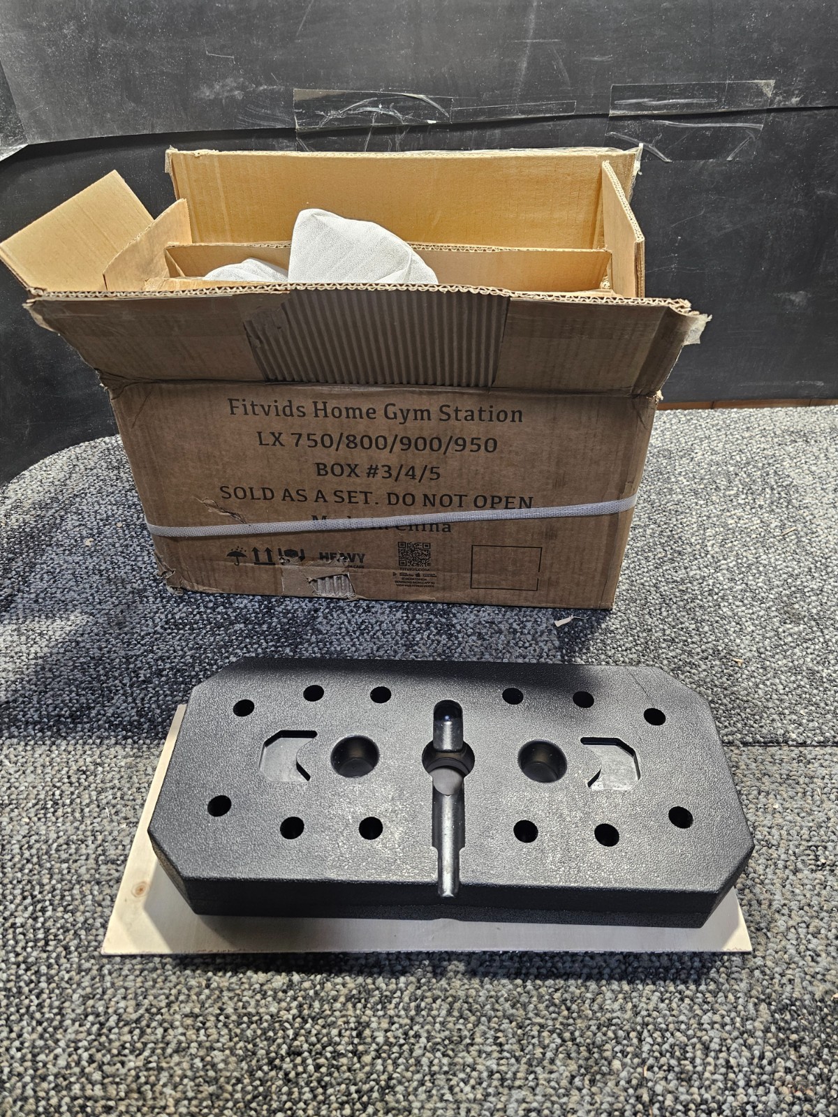 Box of 3-Fitvids Home Gym Station Weights ~LX 750/800/900/950 Box #3/4/5