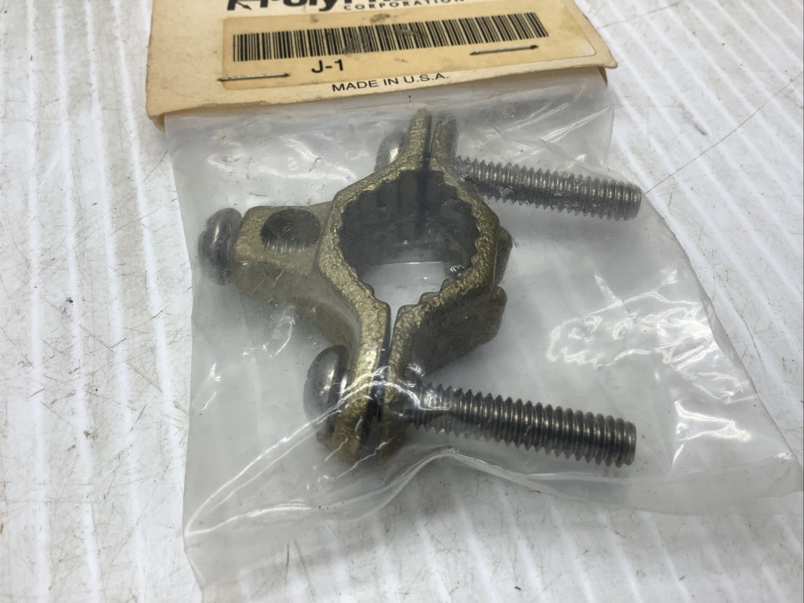 POLYPHASER J1 BRONZE ACC CLAMP NEW Bronze Transition Clamp