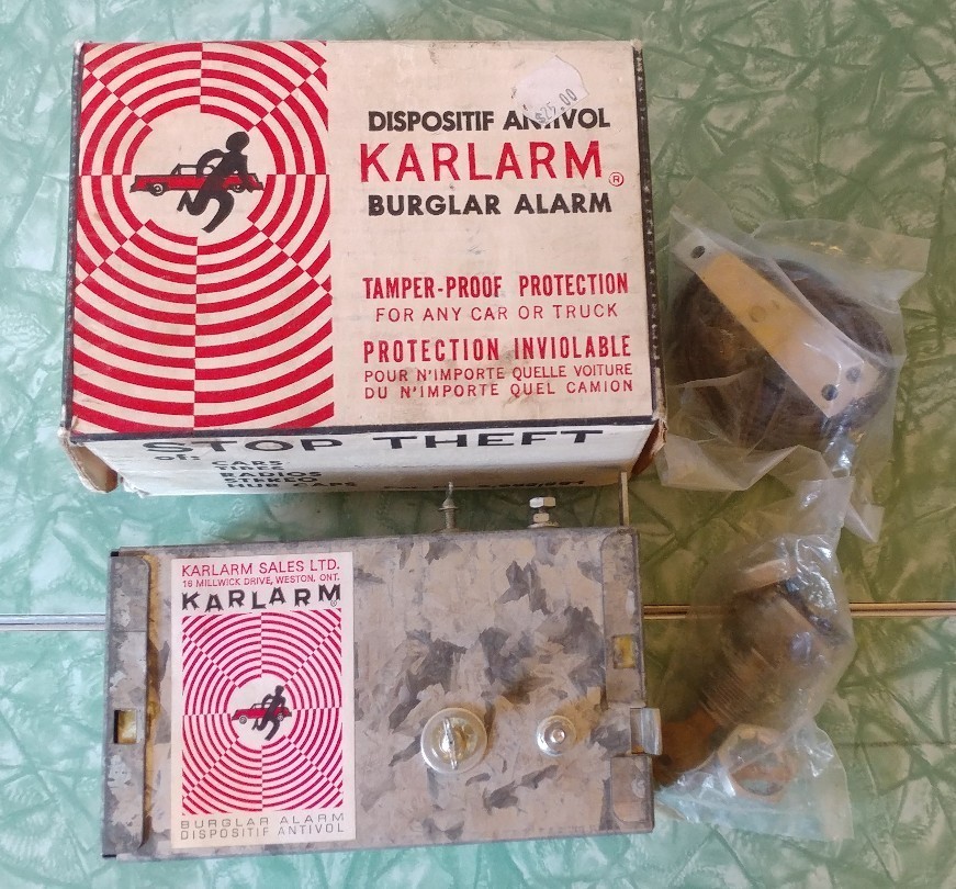 Vintage Karlarm Sales Ltd Burglar Alarm Car Alarm NOS
