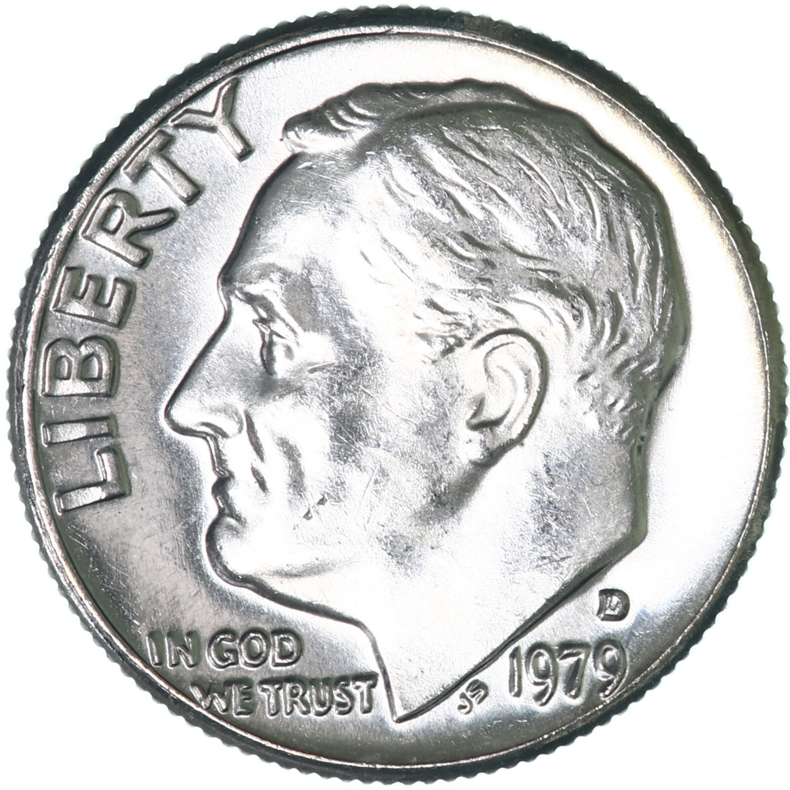 1979 D Roosevelt Dime BU US Coin
