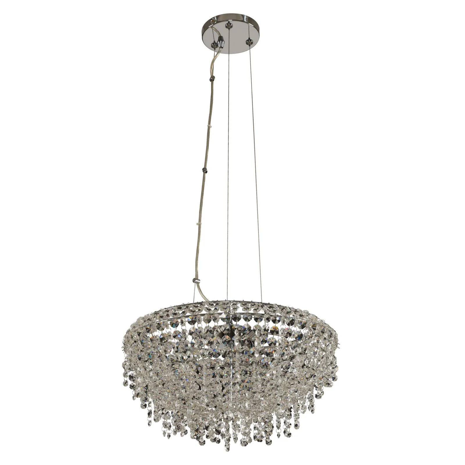 Allegri, 030850-010-FR001, Massimo 17" Wide Pendant with Firenze Crystal - New