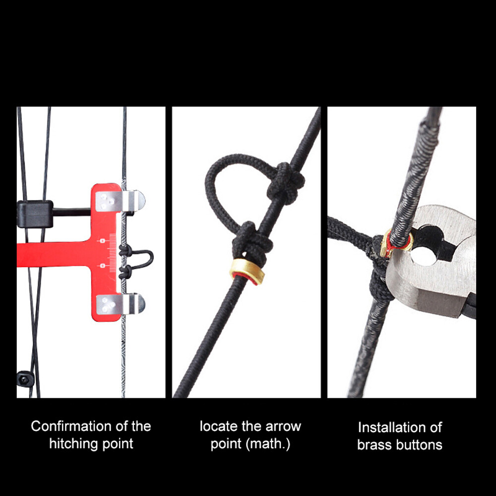 Archery Adjustment Tool Bow String Nocking Points Pliers T Squares Tuning S4N5