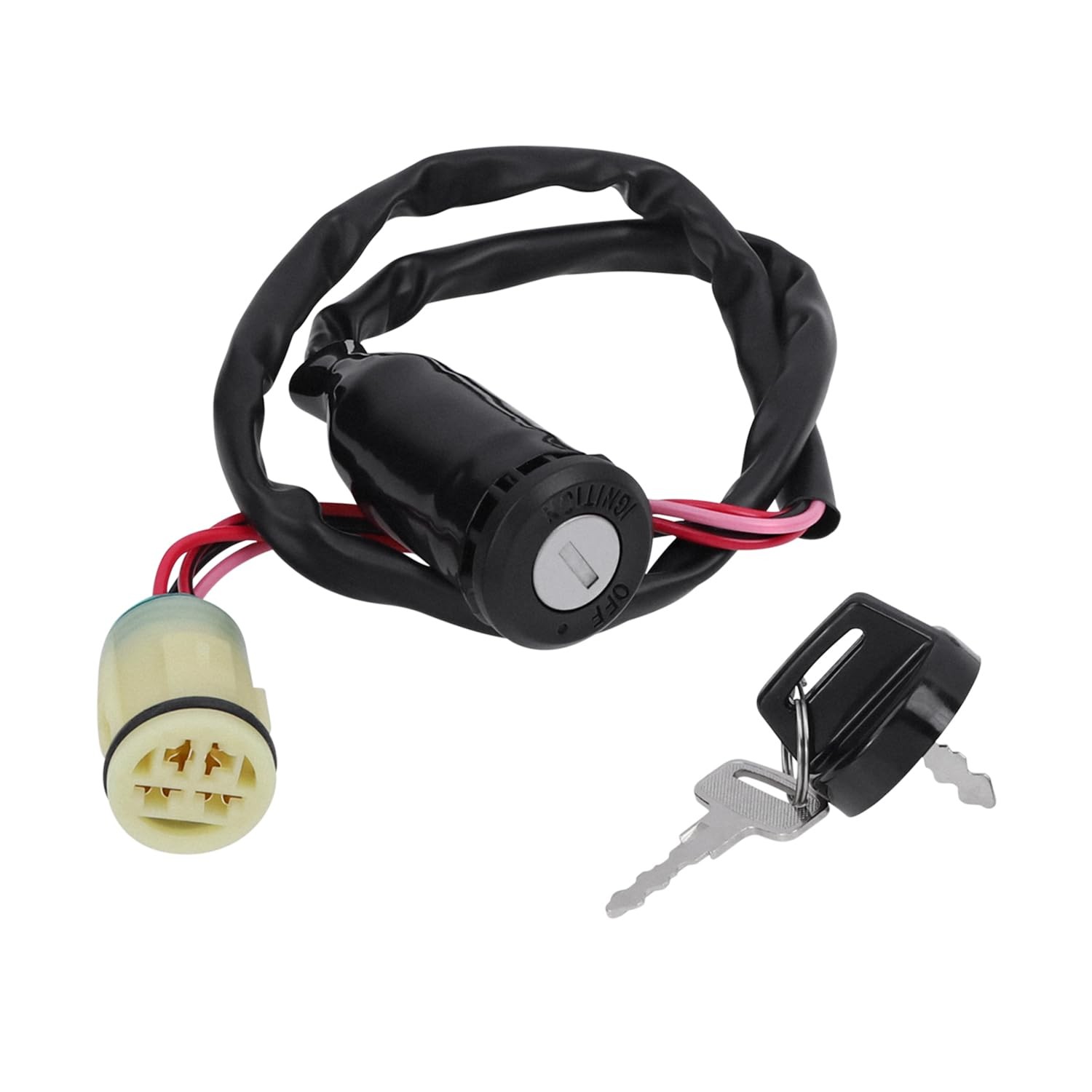 Ignition Key Switch, Compatible with Honda ATV Rancher 350 400 420 TRX350TE TRX4