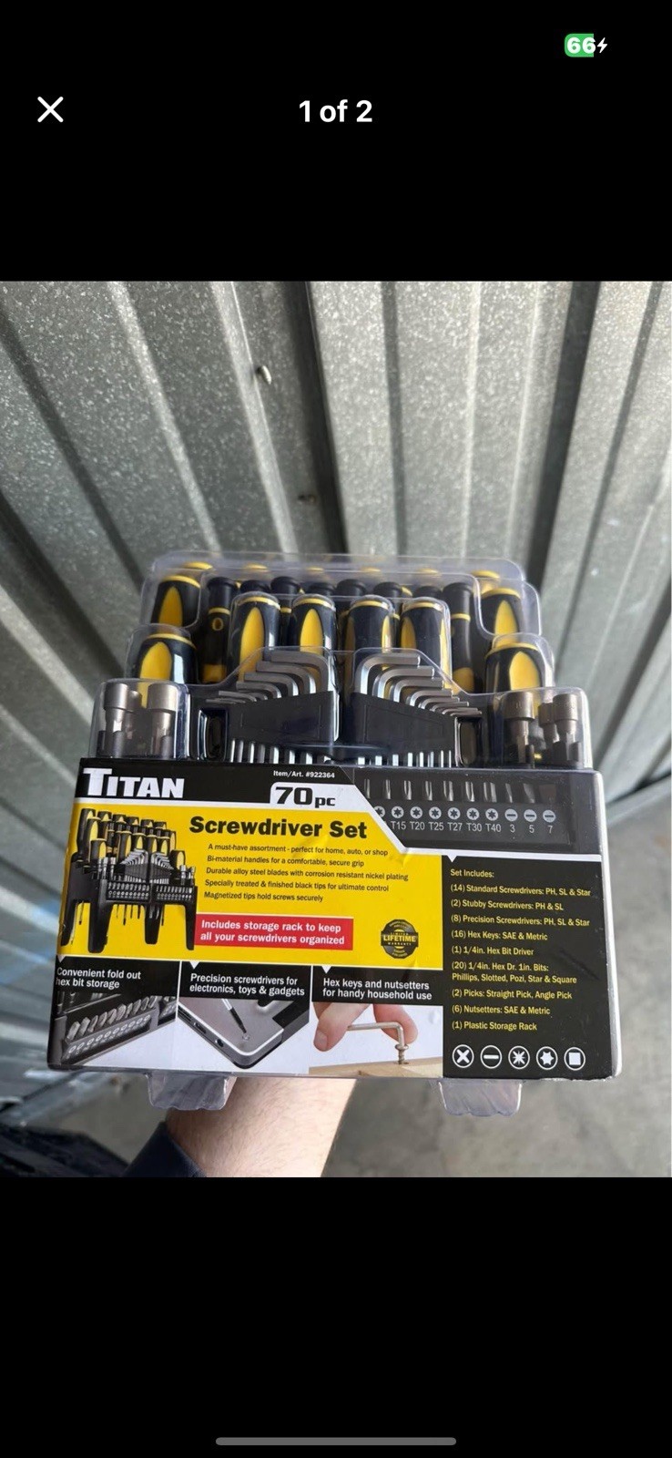 Titan 70pc Screwdriver Set
