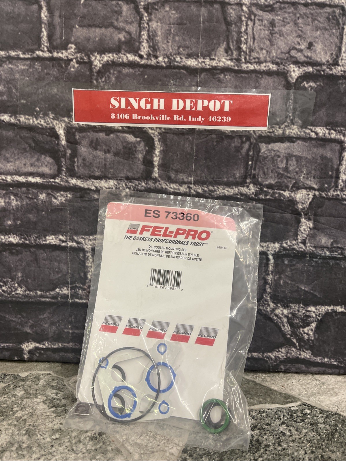 Engine Oil Cooler Gasket Set Fel-Pro ES 73360