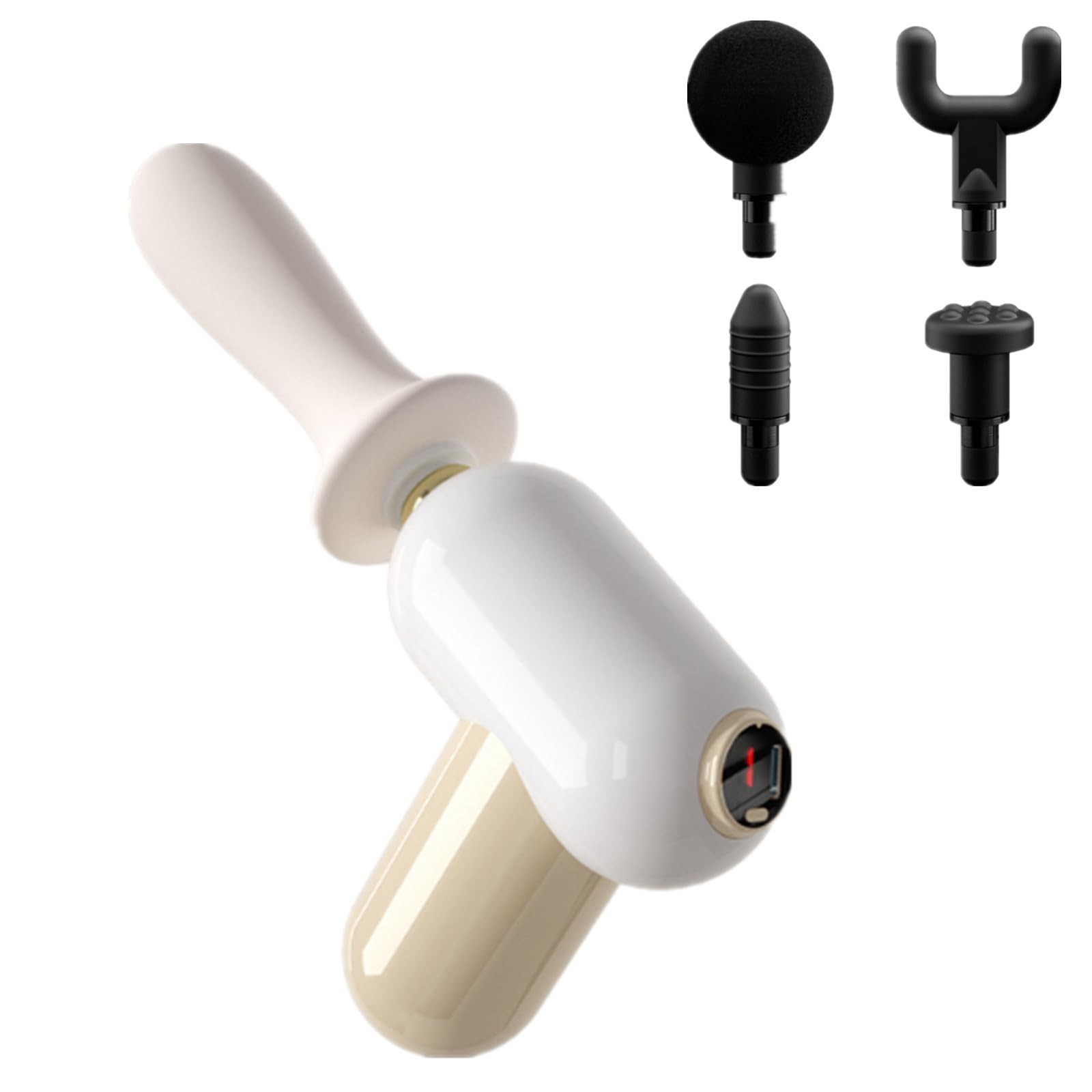 Mini Massager Gun for Women Back Massage with 5 Massage Gun Heads Wand Thera ...