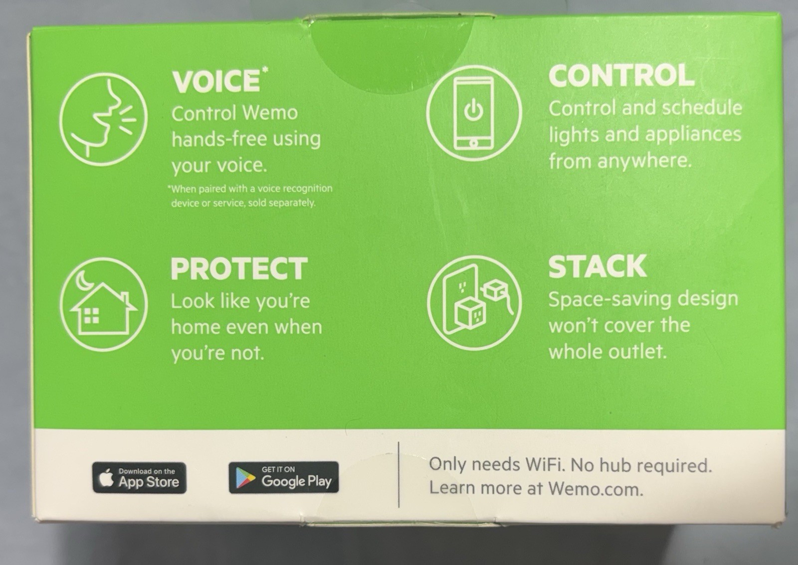 Wemo WiFi Smart Plug: Model WSP080 - White