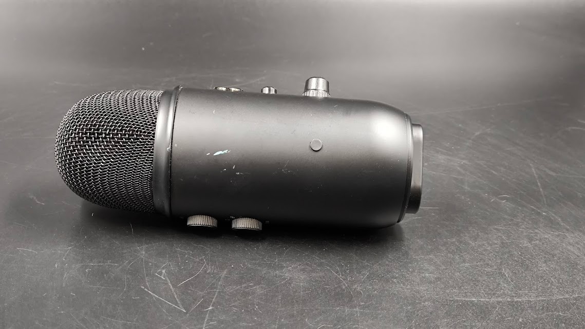 Blue Yeti Microphone Used Working Black