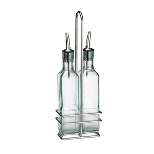 Tablecraft H9085N 8 1/2 oz Oil and Vinegar Cruet Set