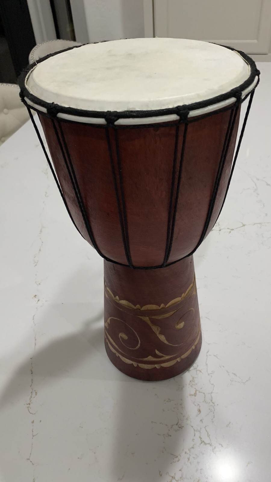 Djembe Drum Hand Carved Bongo African Inspired Music