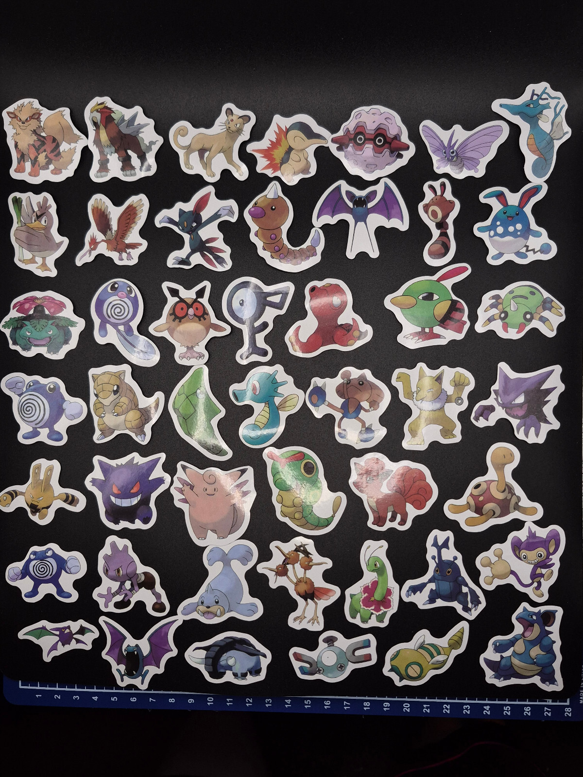 100 Pc Pokemon Stickers Classic Original Decals Charizard 151 Random Assortment