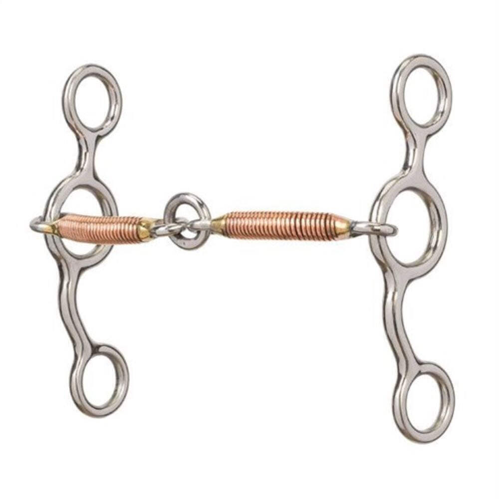 Bit with 5" Sweet Iron Copper Wire Mouth with Center Ring