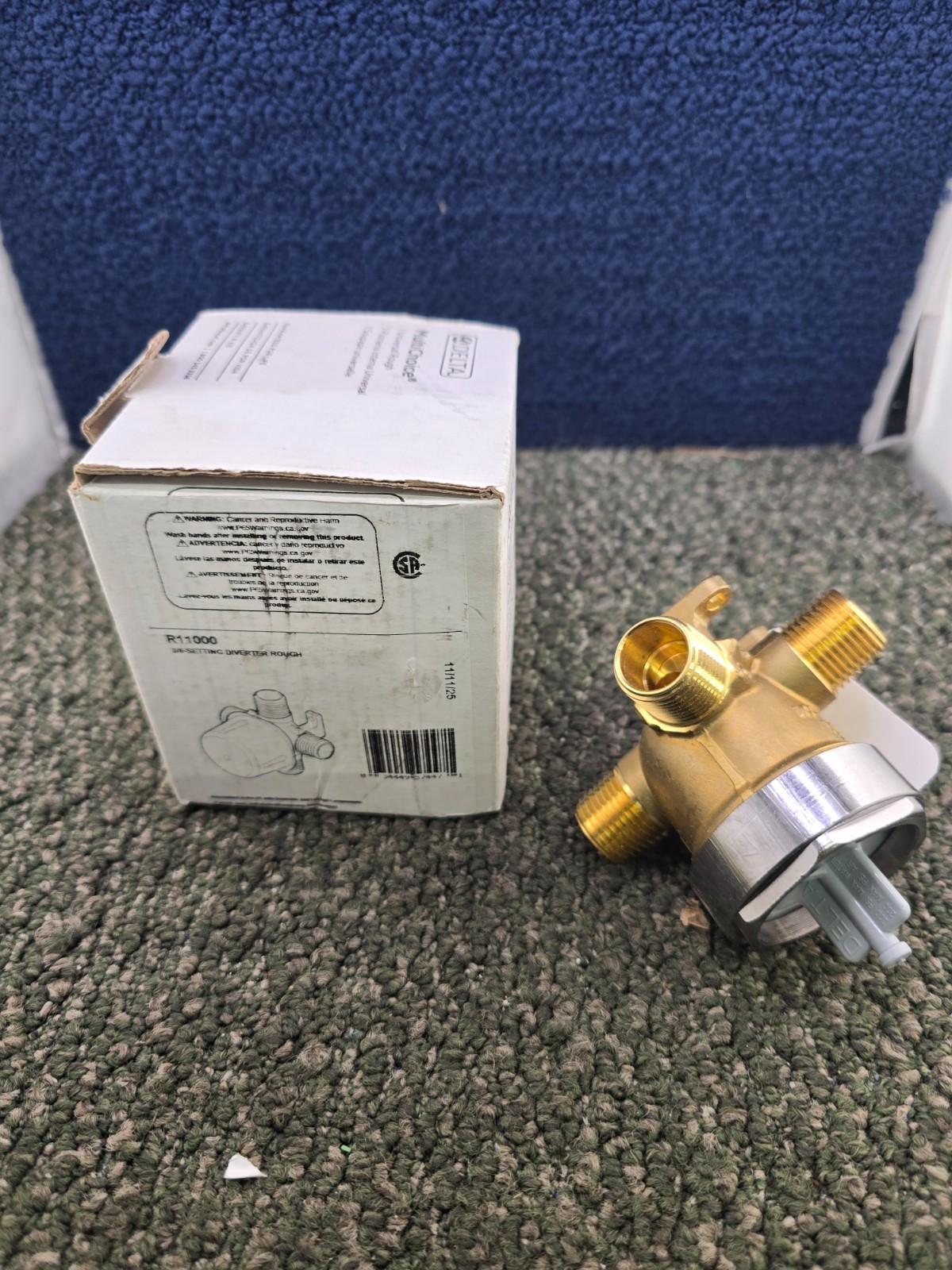 Delta R11000 MultiChoice 3/6-Setting Shower Diverter Rough-In Valve Solid Brass