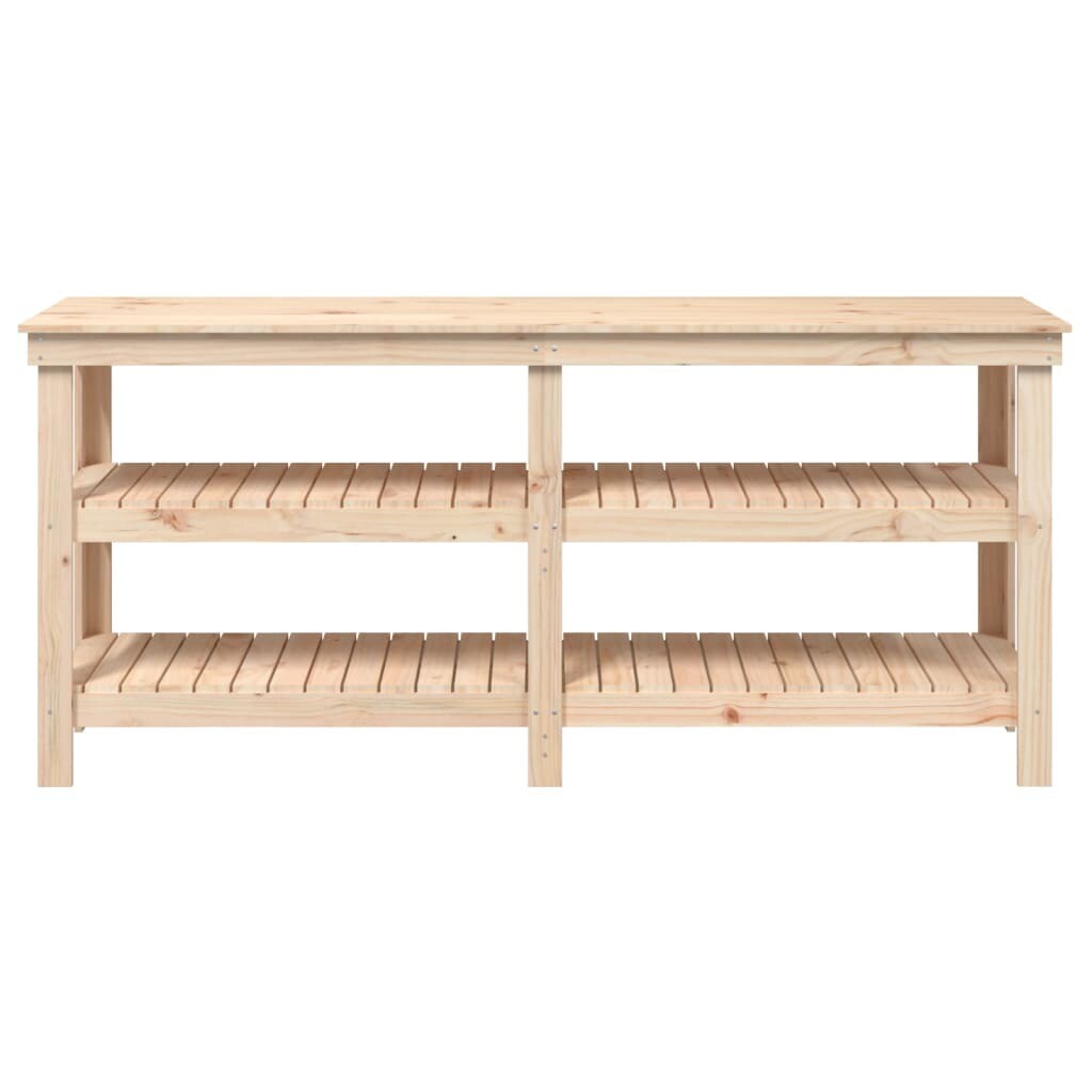 NNEVL Work Bench 181x50x80 cm Solid Wood Pine