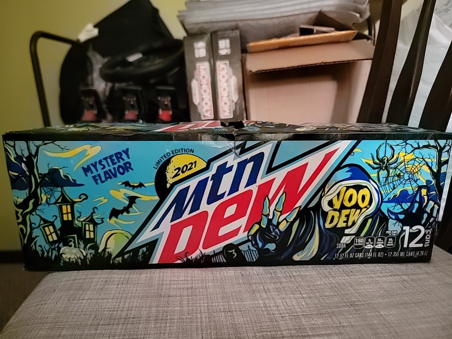 Mountain Dew VooDew 2021, 12 Full cans from 12 pack