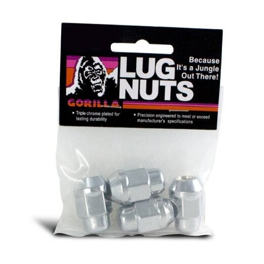 Gorilla Automotive 41137B Acorn Bulge Seat Lug Nuts (12mm x 1.50 12-mm X 1.50