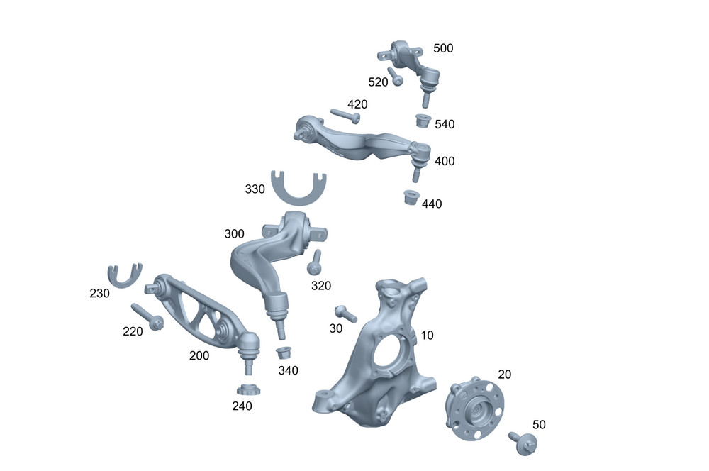 Genuine Mercedes-Benz Steering Knuckle 232-330-69-02