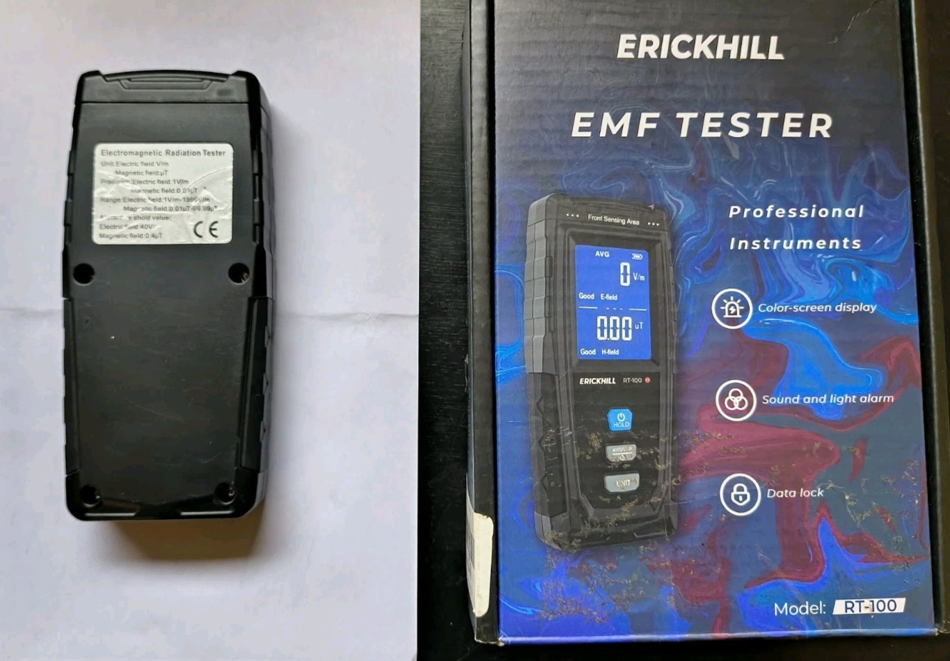 Erickhill EMF Tester Electromagnetic Radiation Tester RT-100 - Ghost Hunting