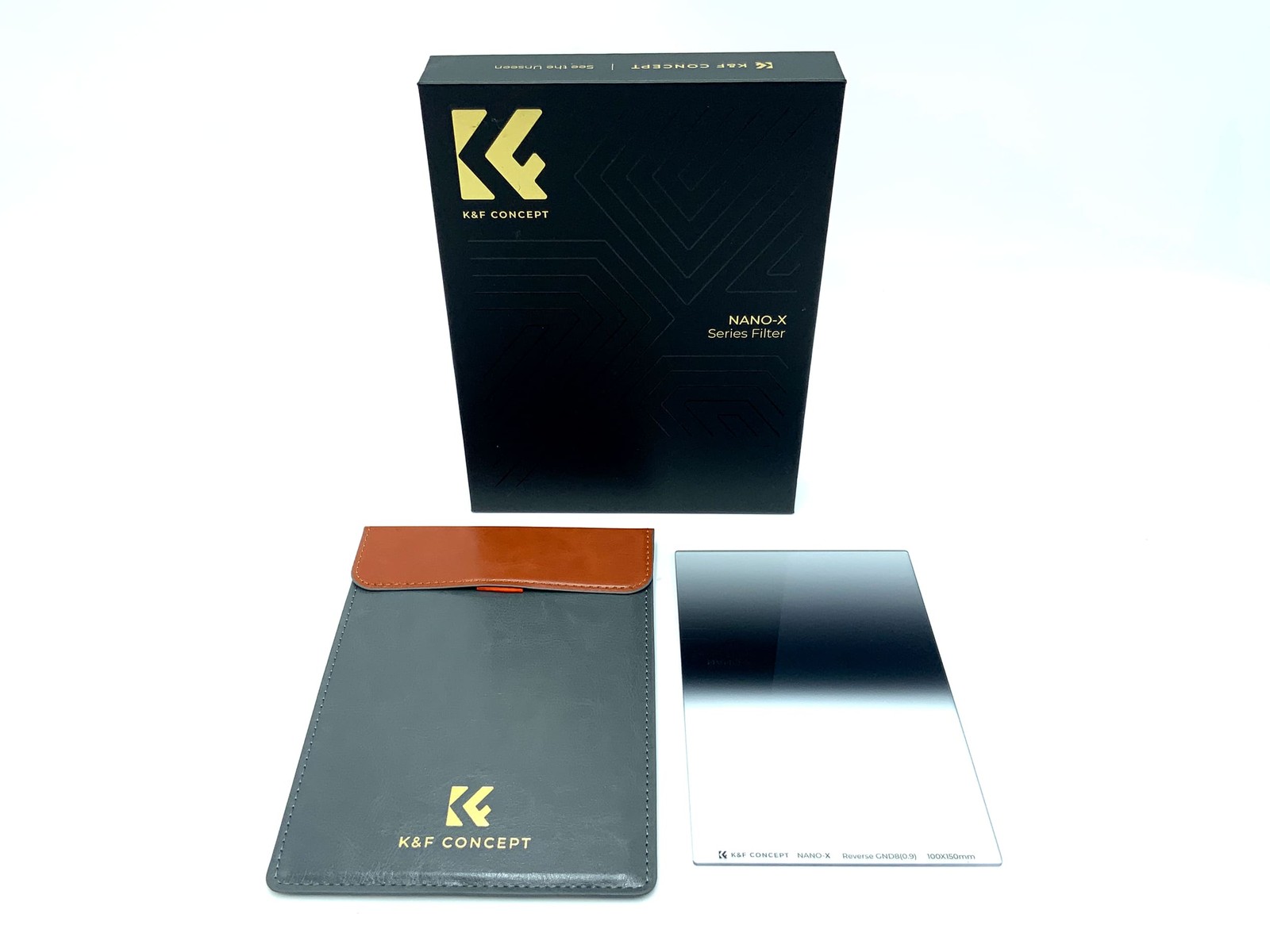 K&F Concept Nano-X Reverse GND8 Graduated Filter 100x150mm Rectangular In Box