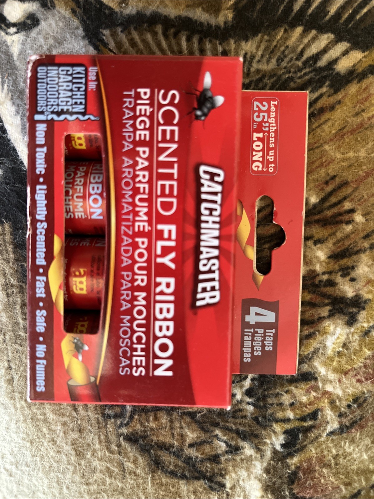 Catchmaster Fly Ribbon 4 Pack 25” Long