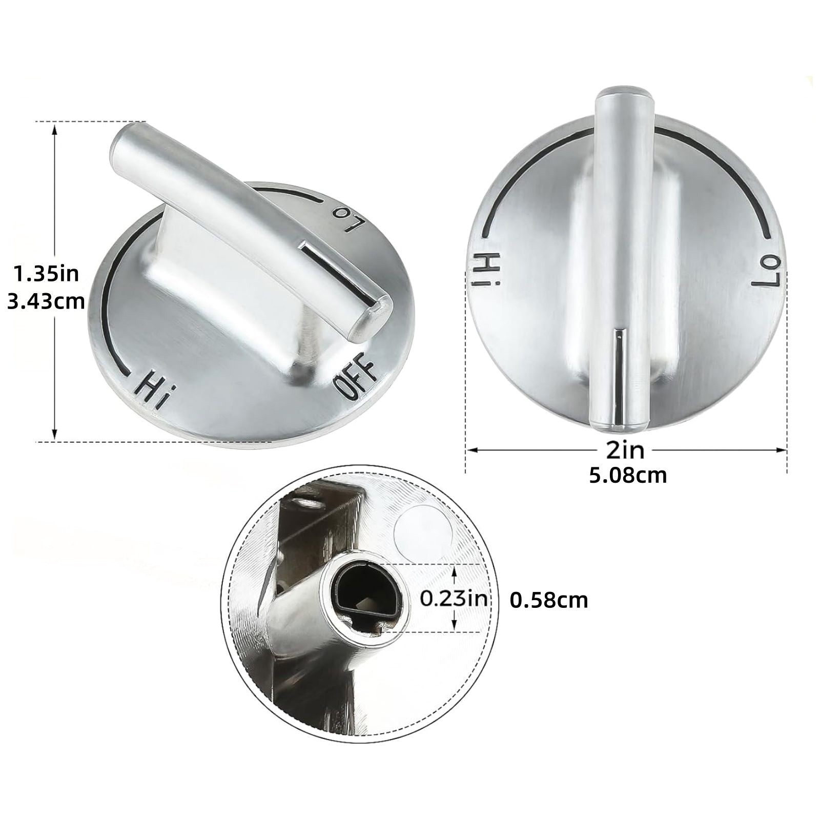 5PCS For Maytag/Whirlpool Stove Switch Knob 74007733 Home Appliance Spare Part