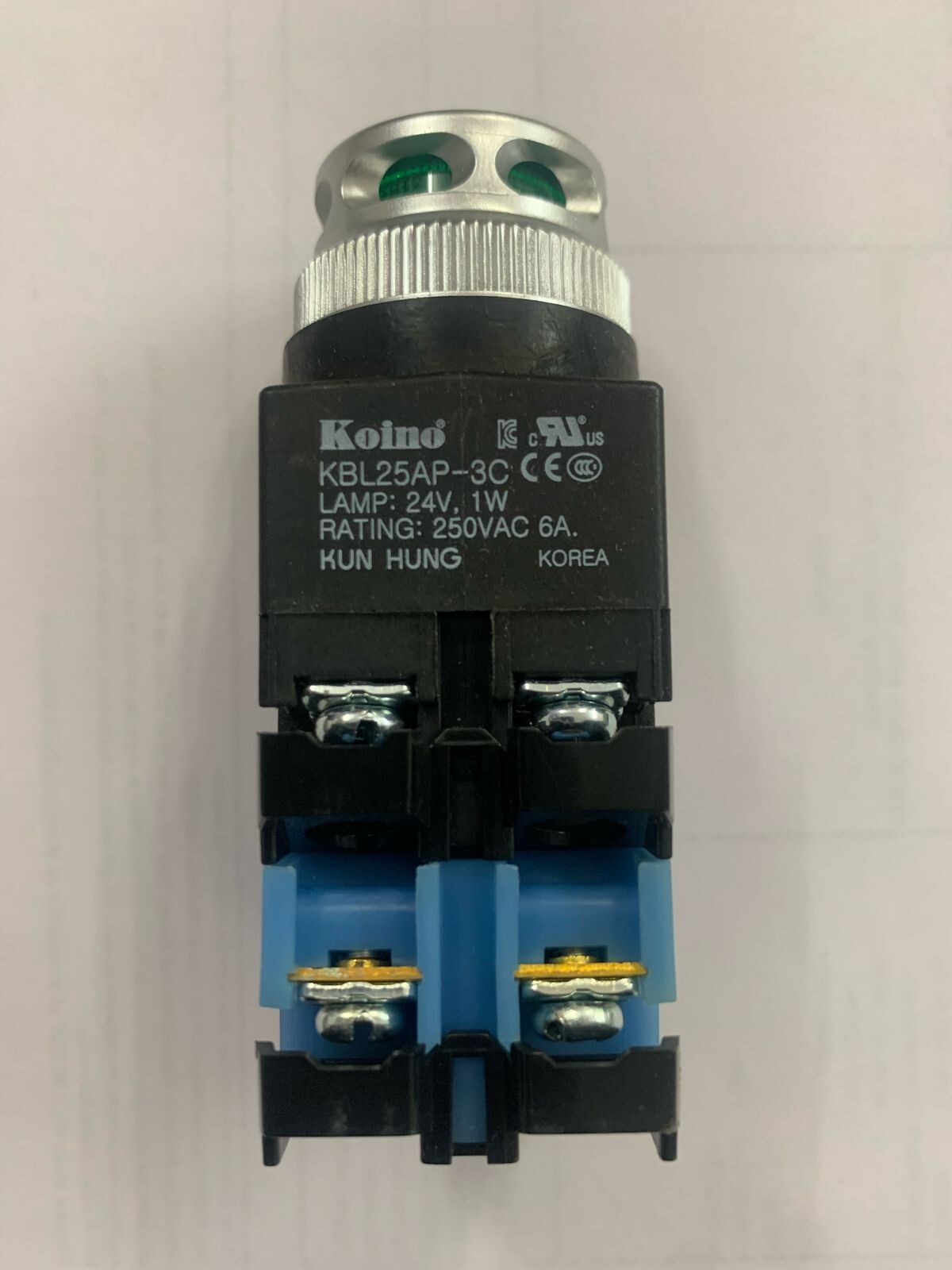 KOINO KBL25AP-3C Push Button Switch Green Set of 6 piece