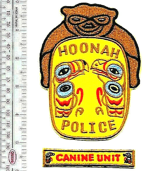 K-9 Hoonah Alaska PD Canine Unit Officer & Dog Team Alaska PD Patch NO TARIFF