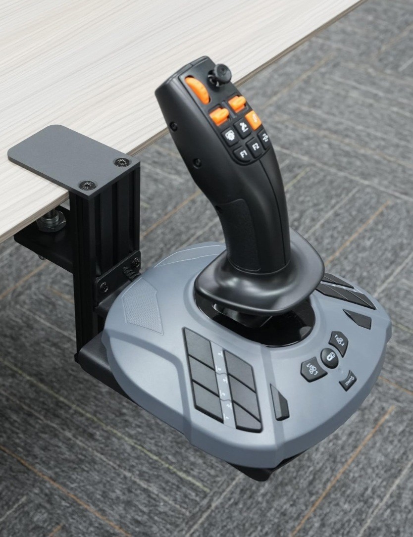 Quick Release Desk Mount Holder Compatible with Thrustmaster Simtask Farmstick,