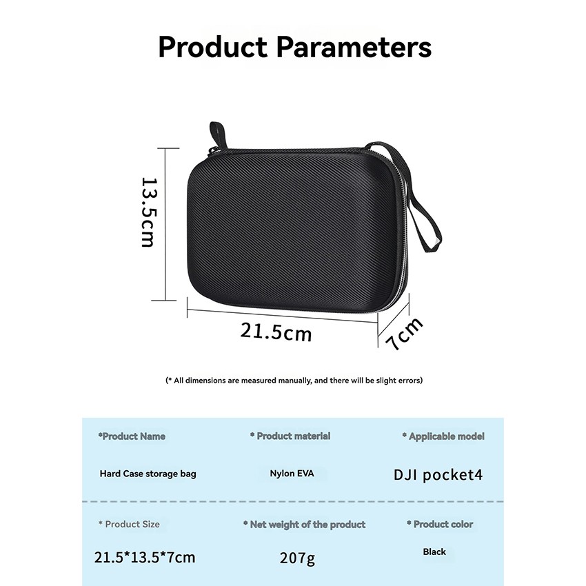 Carry Case Protective Bag Main Unit Bag Storage Bag Fit for DJI OSMO POCKET 4