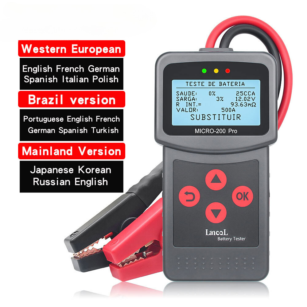 MICRO-200 Pro Battery Conductance Tester Multi-language Battery Tester！