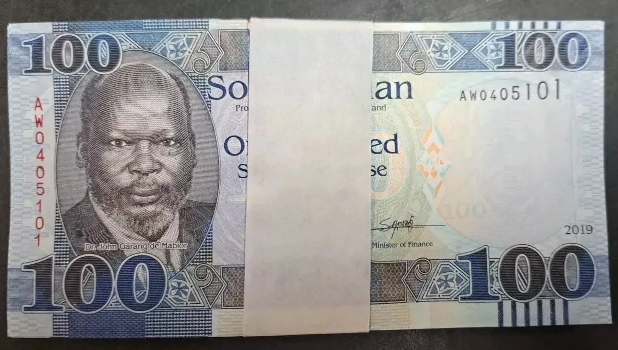 100x SOUTH SUDAN 10 POUNDS  2019 UNC