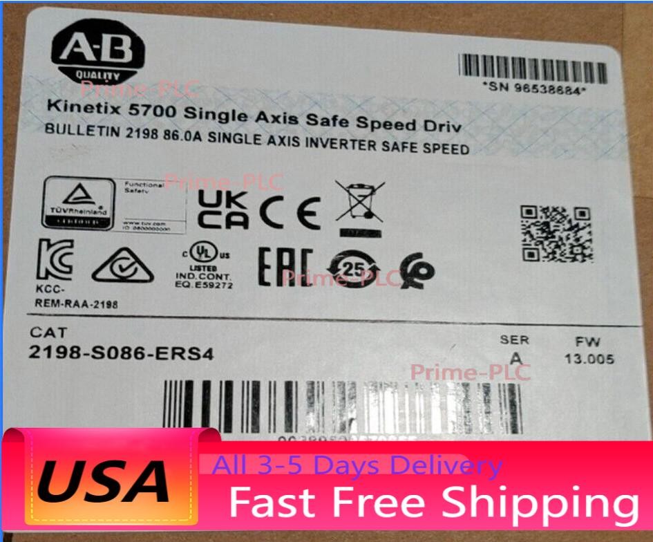 2198-S086-ERS4 Brand New Allen-Bradley 2198-S086-ERS4 Module AB 2198S086ERS4 US