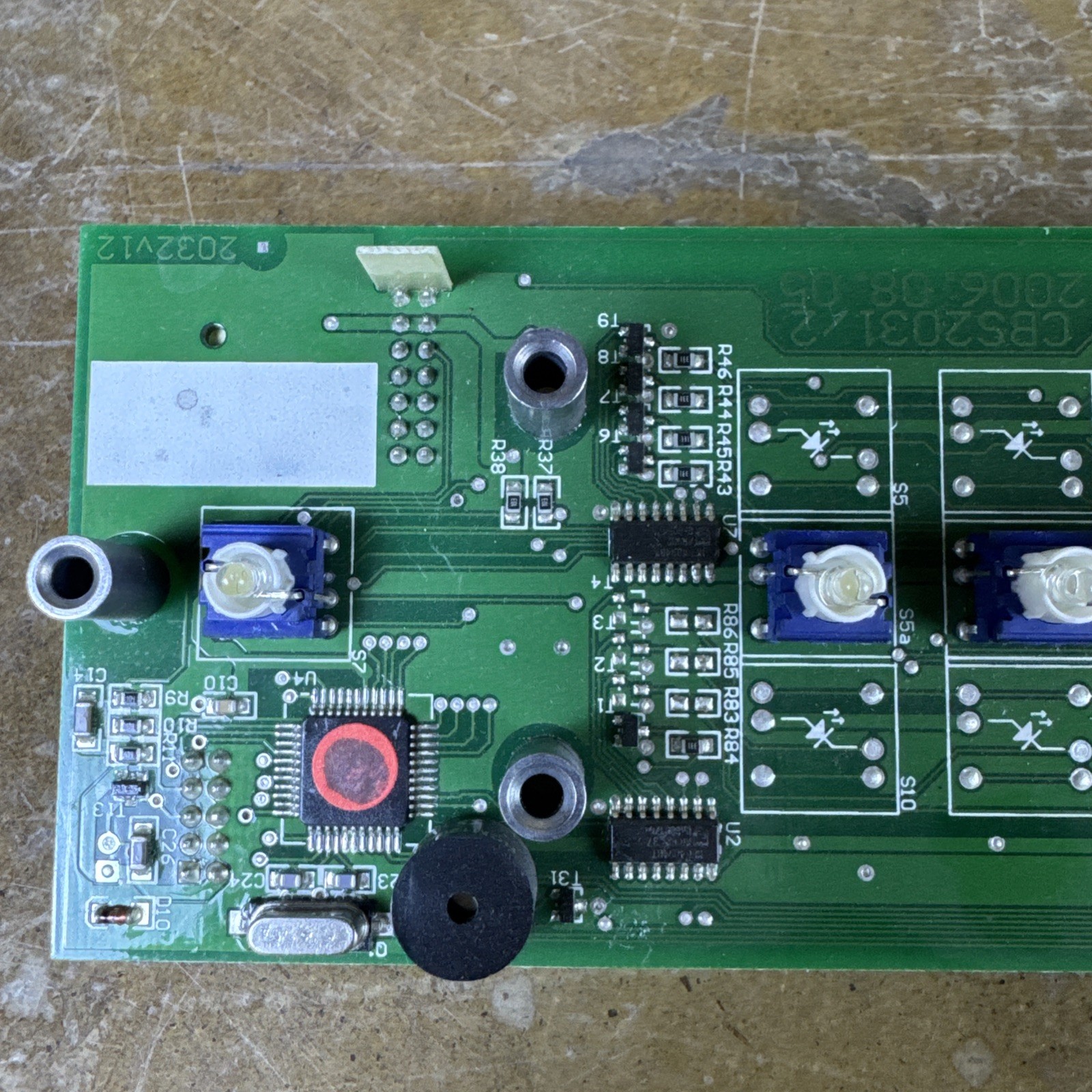 Fetco CBS2031/2 D2P Board Switching Assembly, 8 Keys 2006