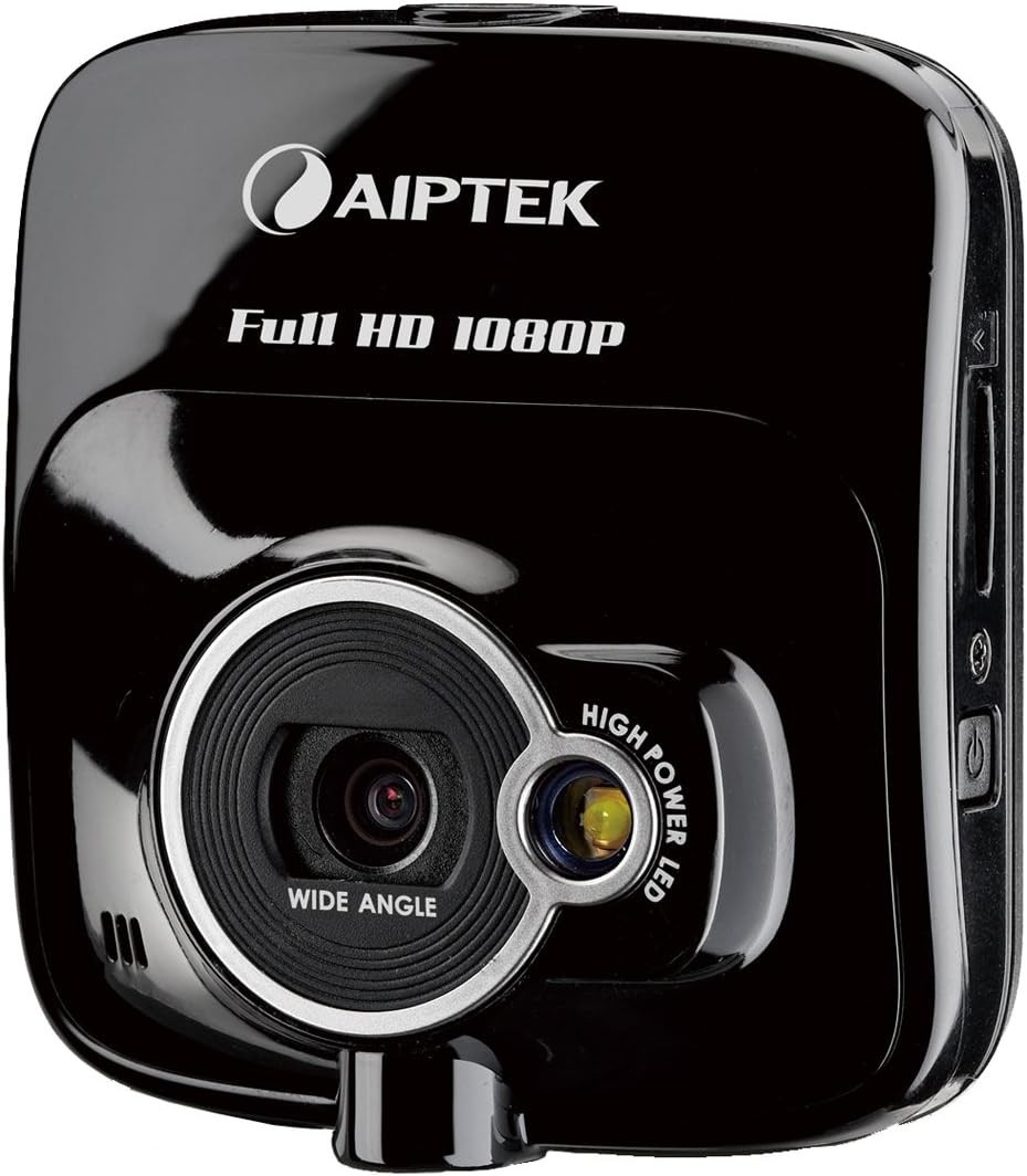 Compact 1080p Dash Camera with Integrated Battery & 128° Wide Angle View