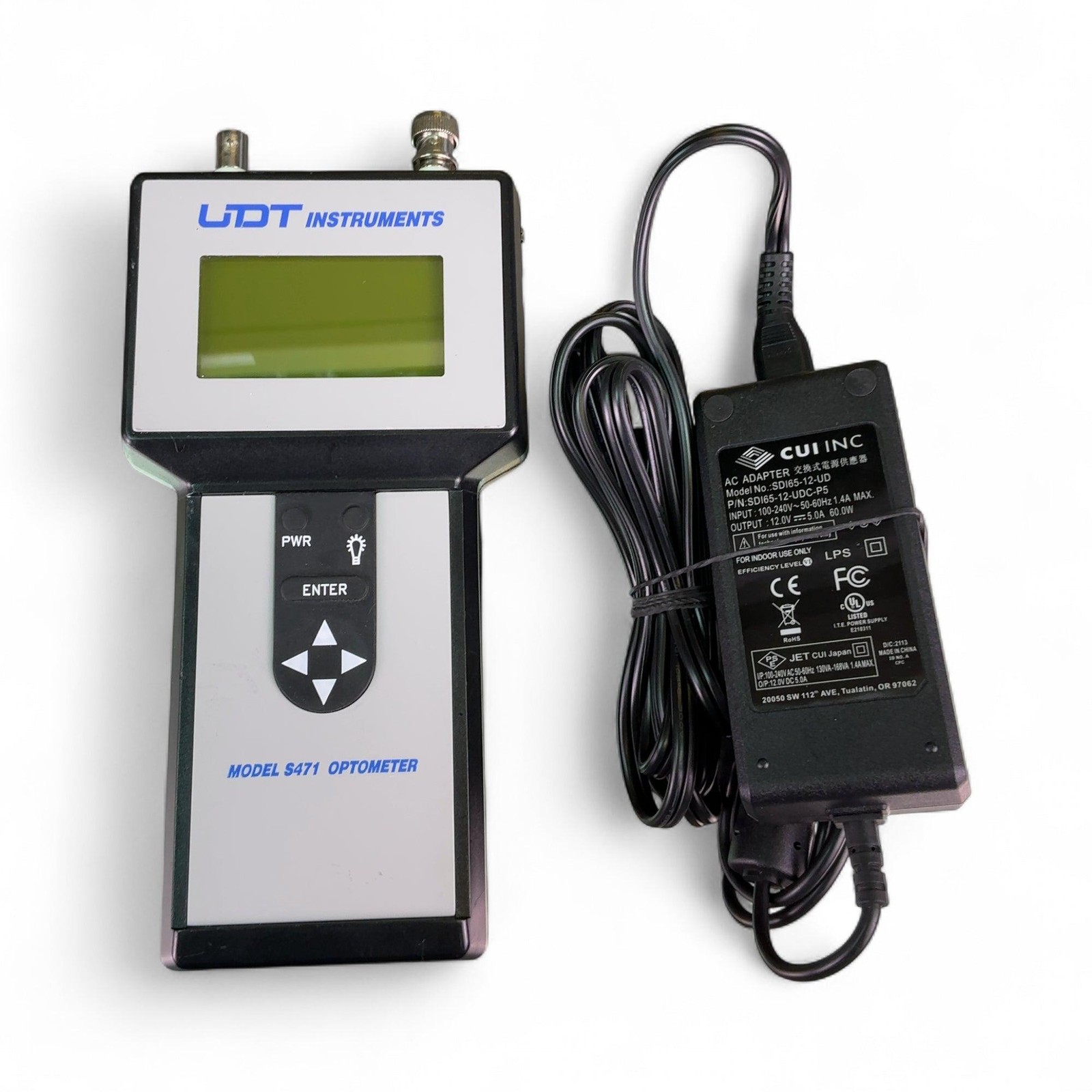 UDT Instruments Handheld S471 Optometer w Power Supply (Best Offer!)