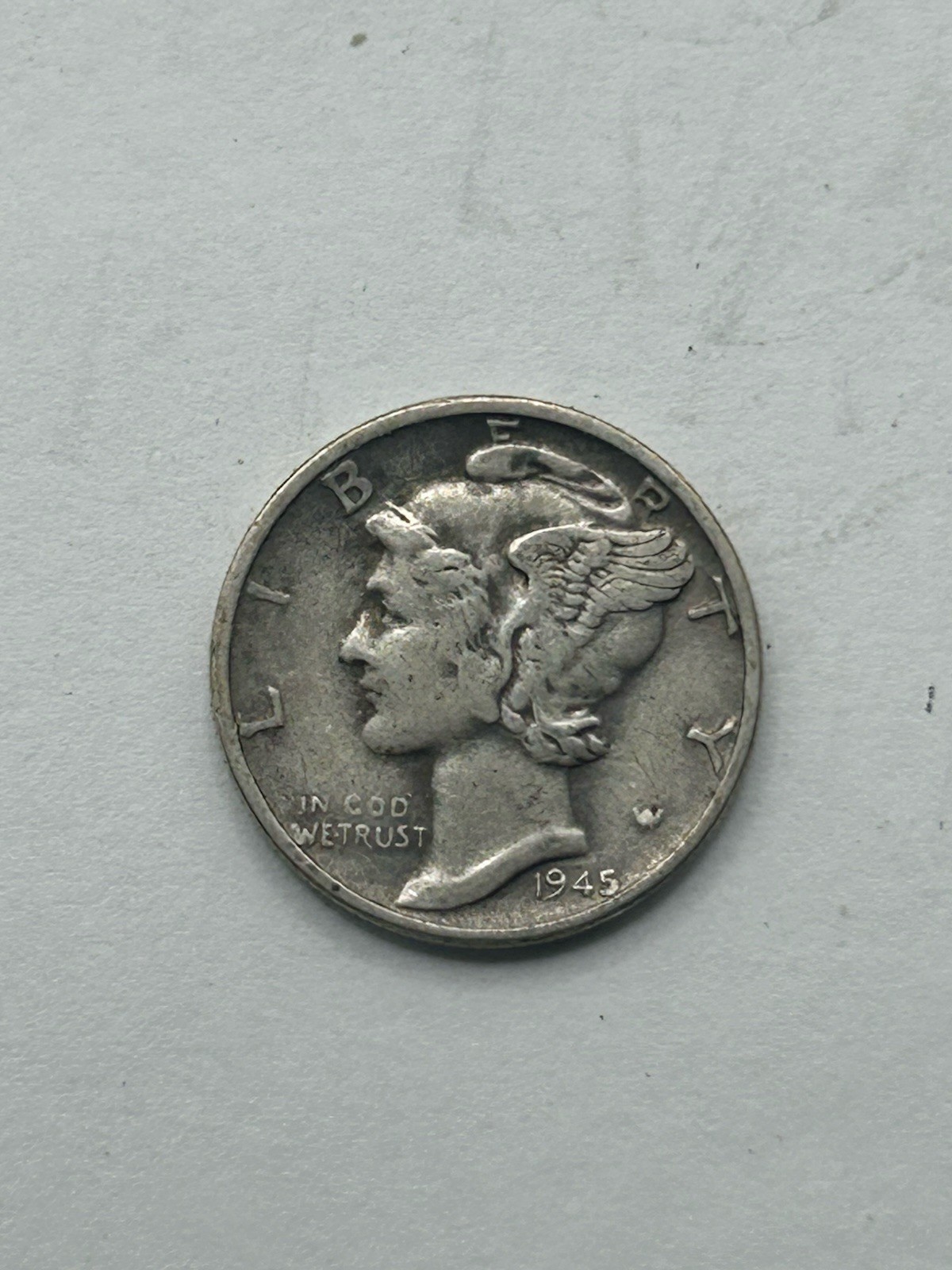1945 Mercury Dime VF