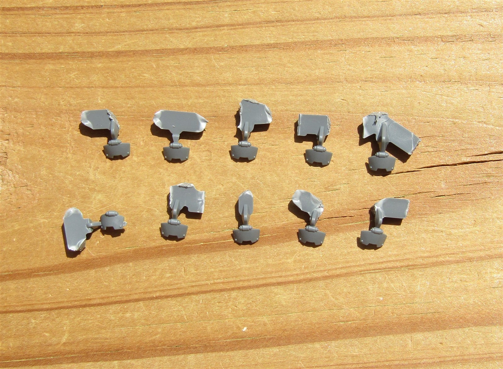 HH Solar Auxilia Lasrifle Section Shoulder Pads Bits 5 pair Bitz