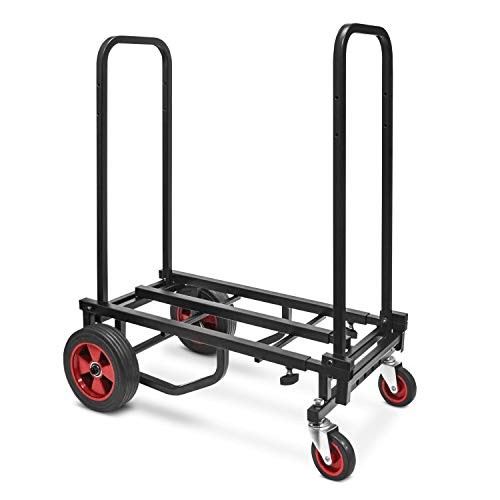 Pyle PKEQ48 Adjustable Professional Equipment Multi-Cart - Compact 8-in-1