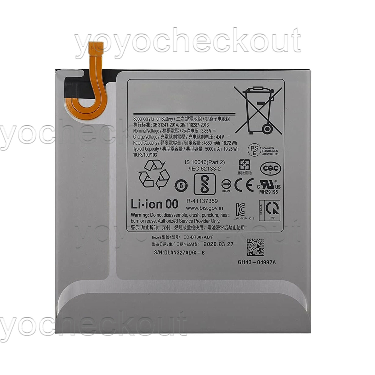 For Samsung Galaxy Tab A (2020) SM-T307U Replacement Battery EB-BT307ABY Tool