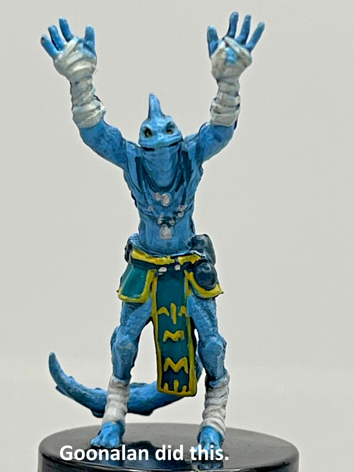 D&D Pathfinder Mini City Lost Omens 21 Iruxi (Lizardfolk) Stargazer UC Shaman