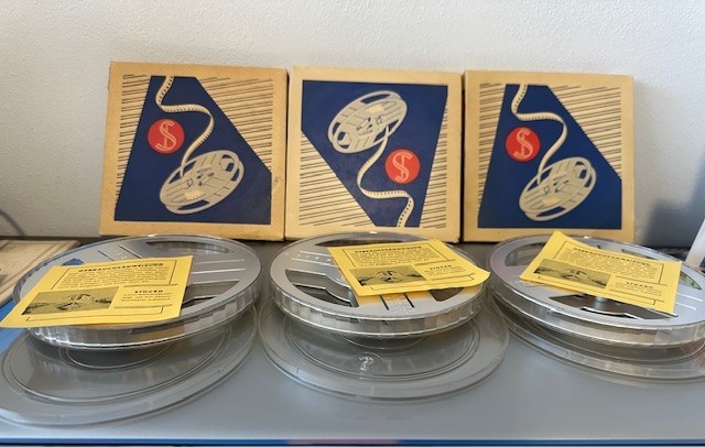 Vintage 1950s Stocko 5” Reel 8mm 300ft In Original Box- Lot Of 3 West Germany