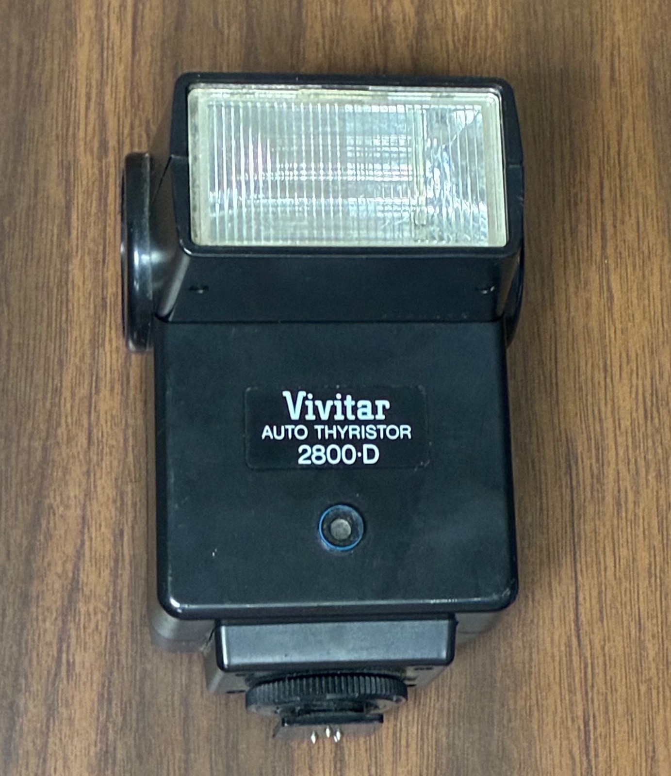 Vintage Vivitar Auto Thyristor 2800-D Shoe Mount Camera Flash Unit