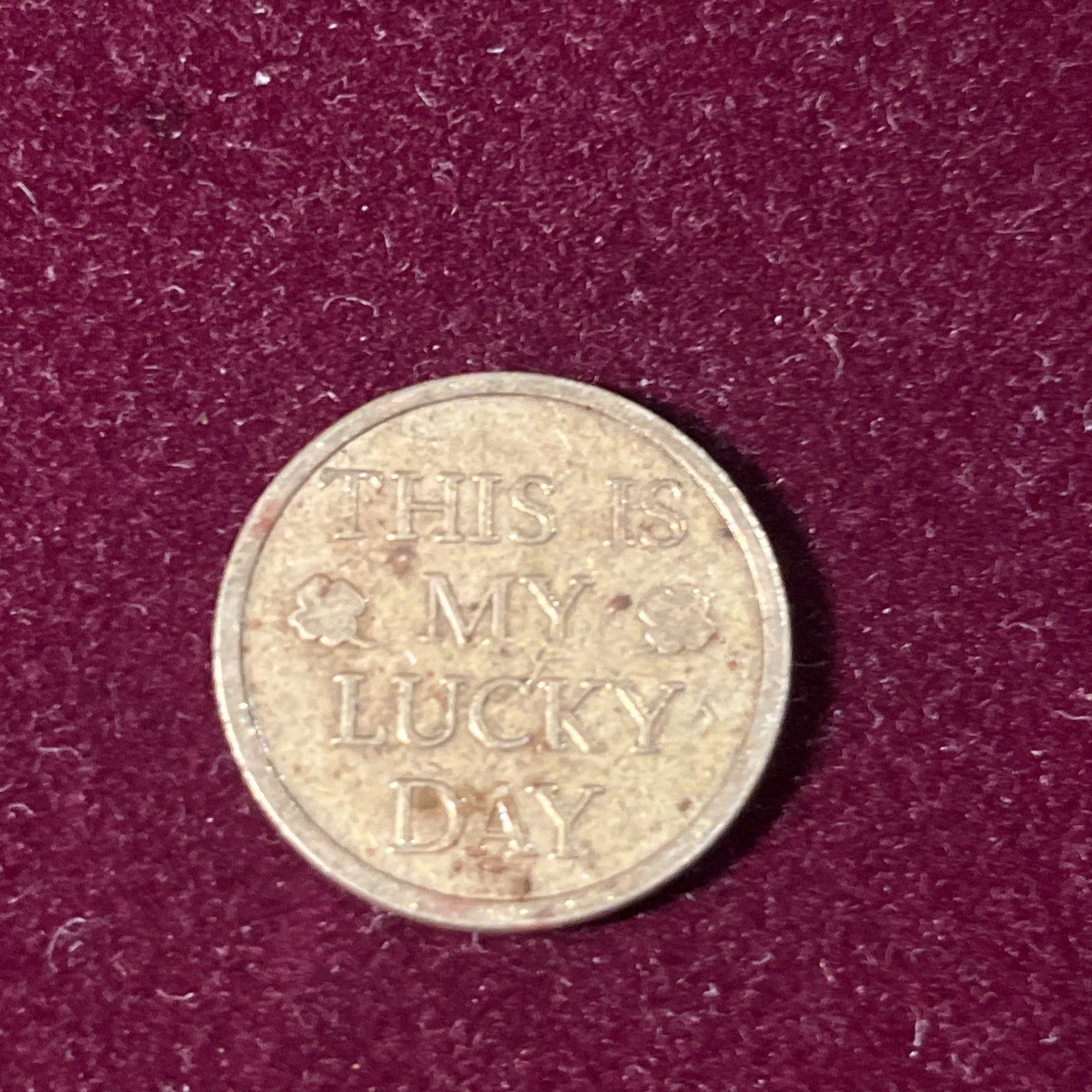 RARE OLDER BRASS PALNET FUN ARCADE TOKEN DEFUNCT #qz1