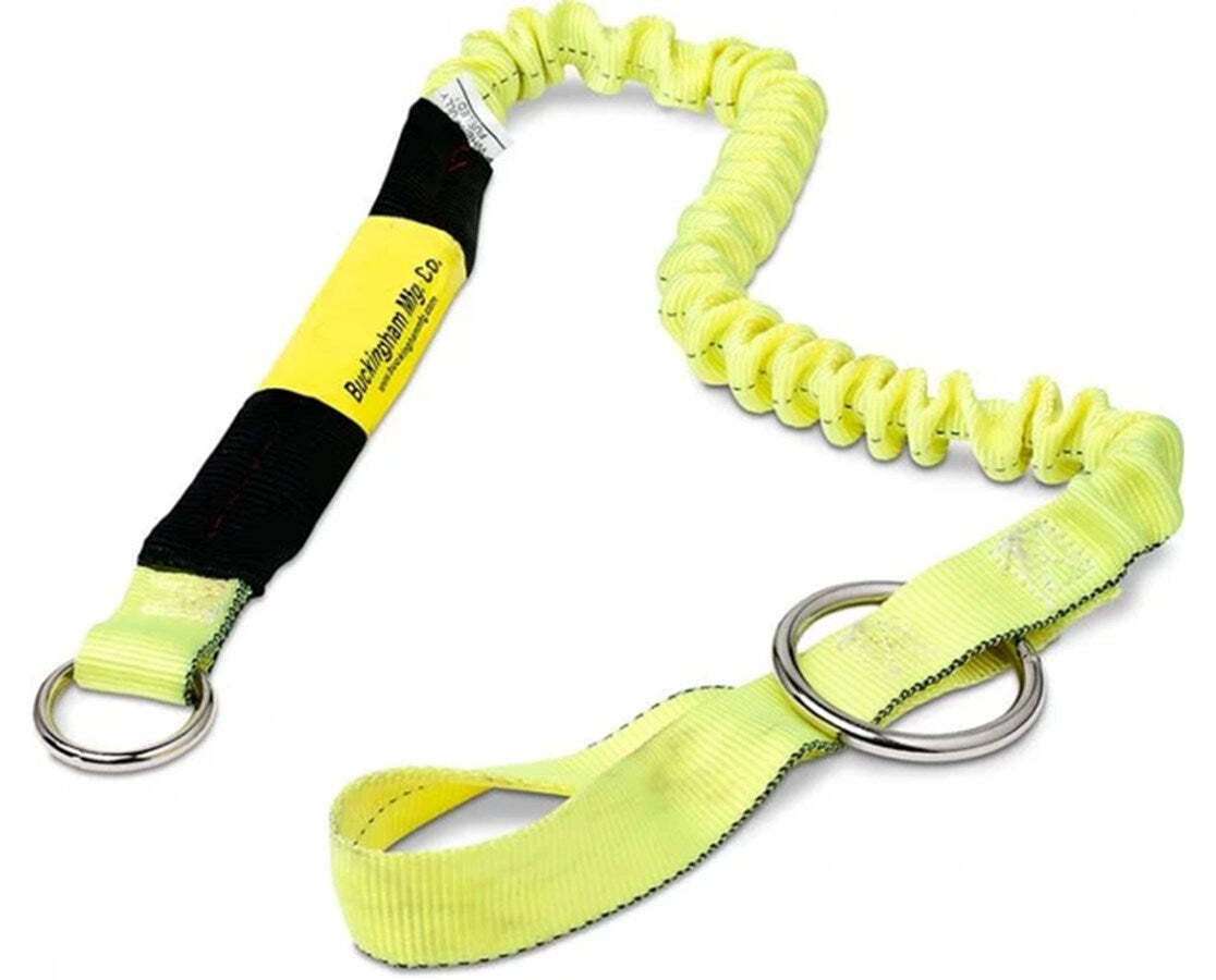 B&K Precision 2-N-1 Breakaway Bungee Chainsaw Lanyard w/ 2 Rings