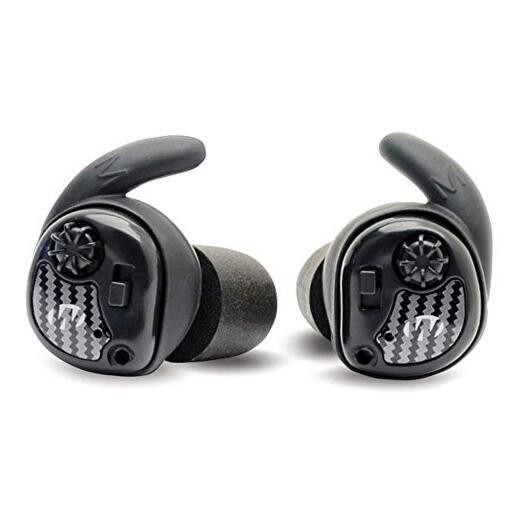 Wireless NRR25dB Electronic Sound Suppression Hearing Protection Earbuds Black
