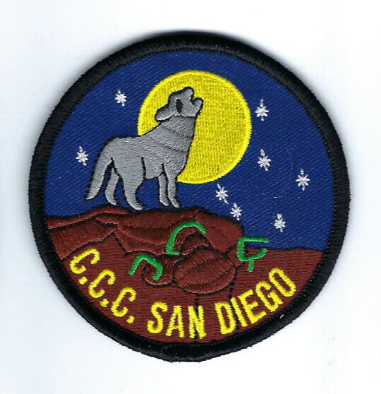 CCC (Civilian Conservation Corps) San Diego CA California patch - NEW!